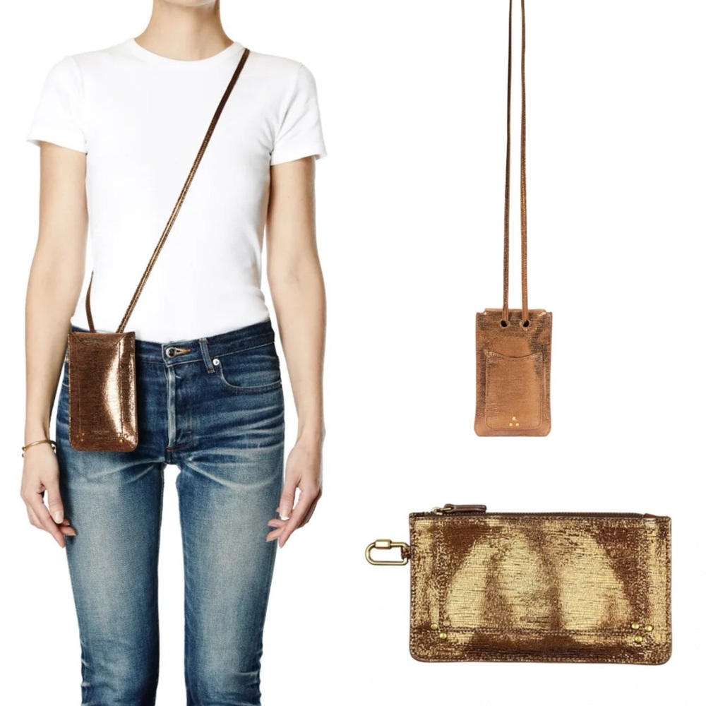 Jerome Dreyfuss Leather Phone Case Wallet